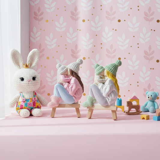 Amintire botez sau decor ceramic, figurină mamă cu copil,
două modele disponibile