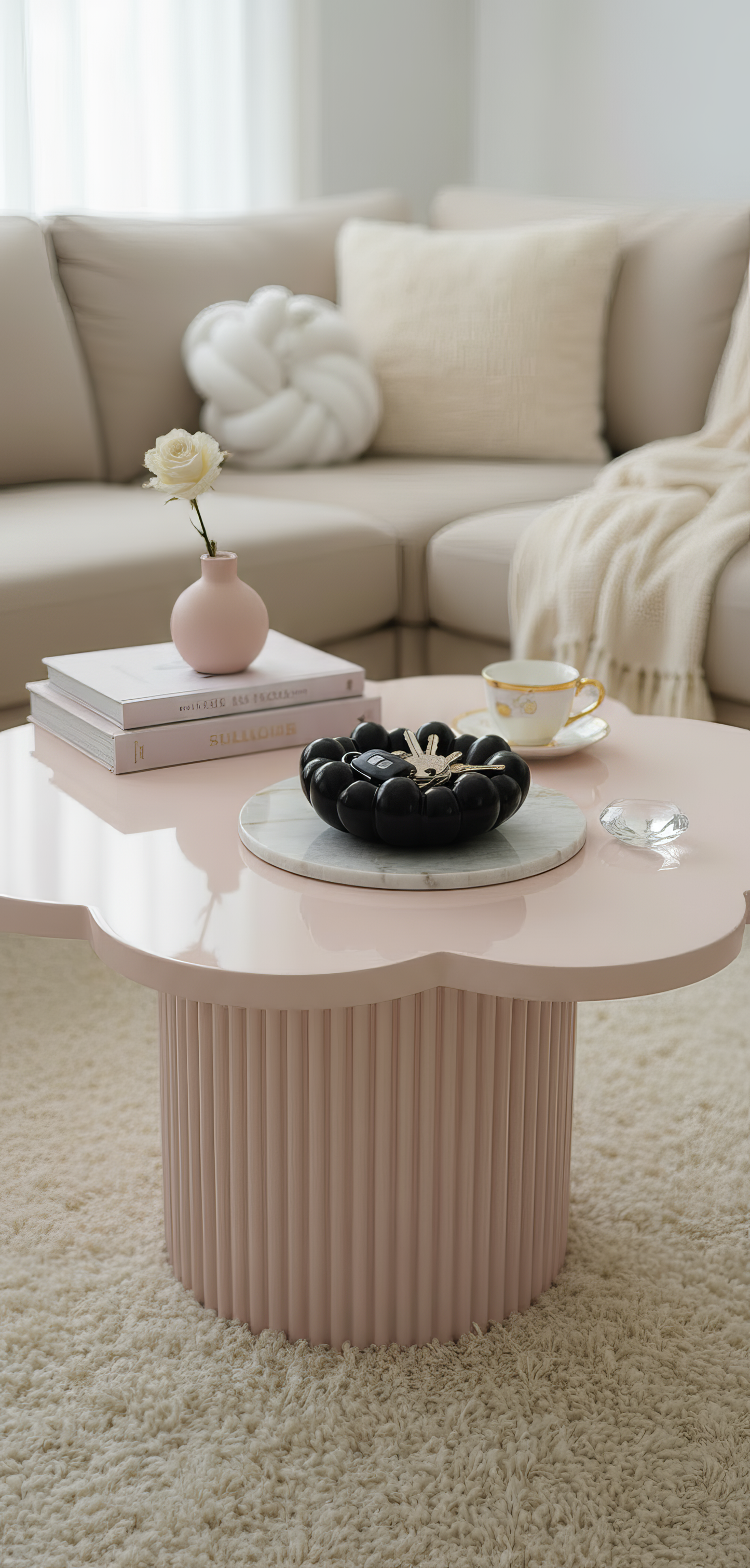 Bol ceramic multifuncțional „Bubble Bowl" – decor modern handmade