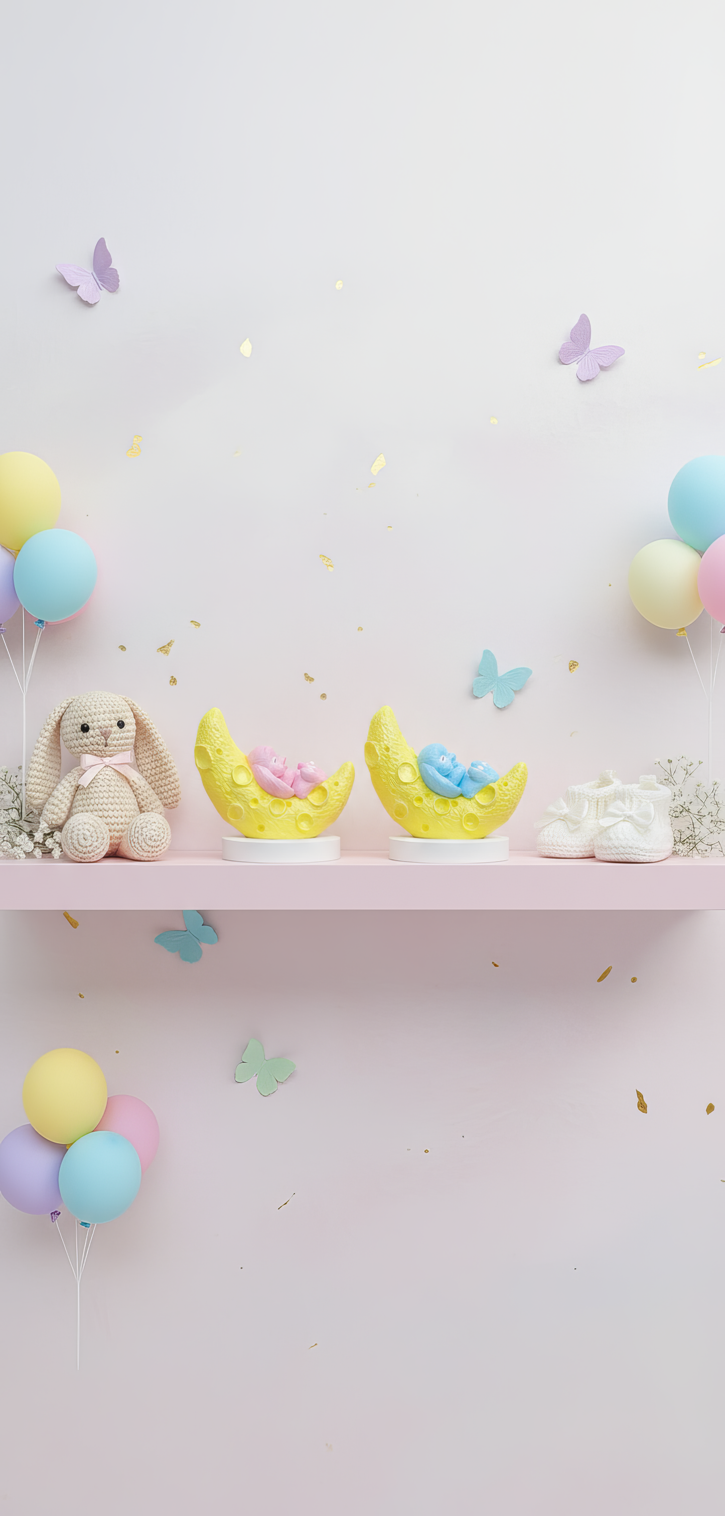 Iepurasl pe lună  - mărturie ceramică handmade, cutiuță inclusă