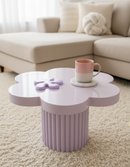 Set 6 coastere ceramice în formă de floare – suporturi decorative pentru cană, personalizabile
