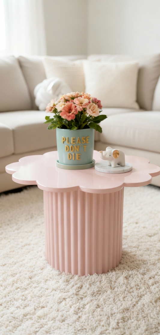 Ghiveci decorativ „Please Don't Die" – ceramică cu mesaj amuzant