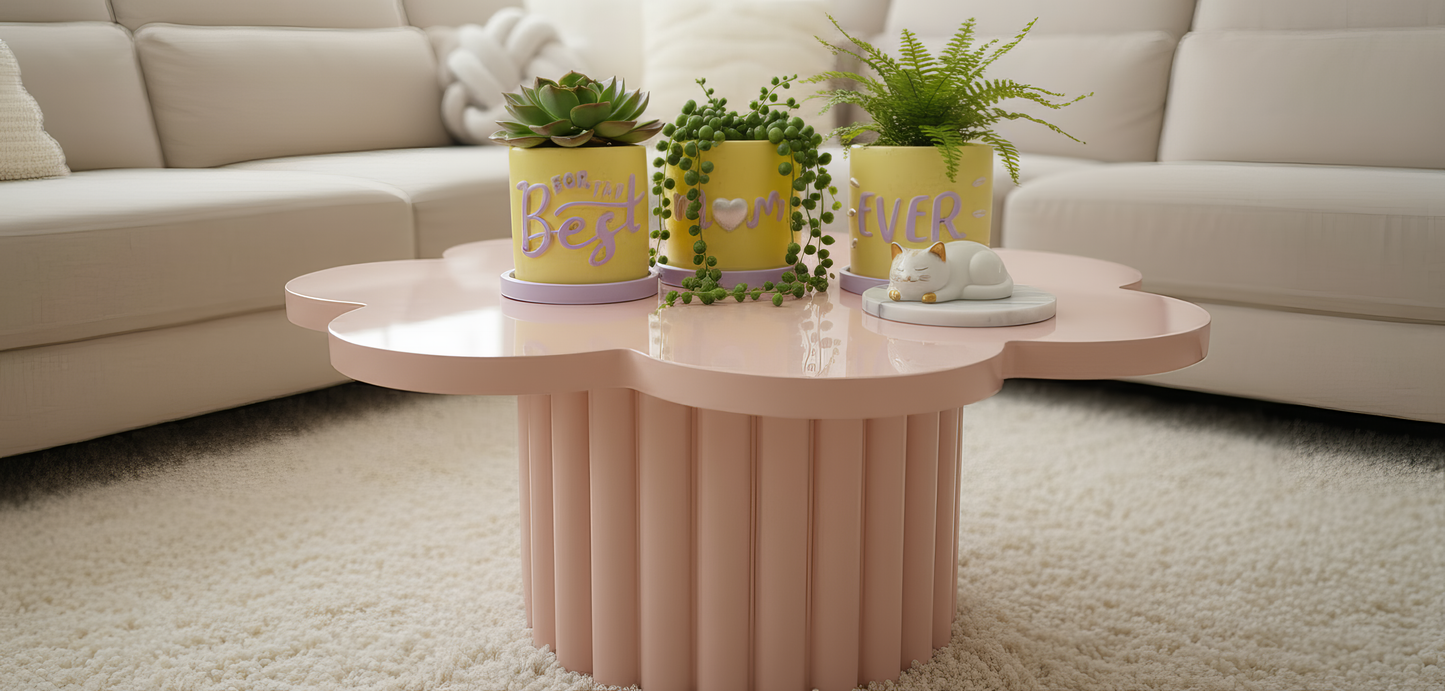 Set 3 ghivece „For the Best Mom Ever" – ceramică premium, cadou amuzant