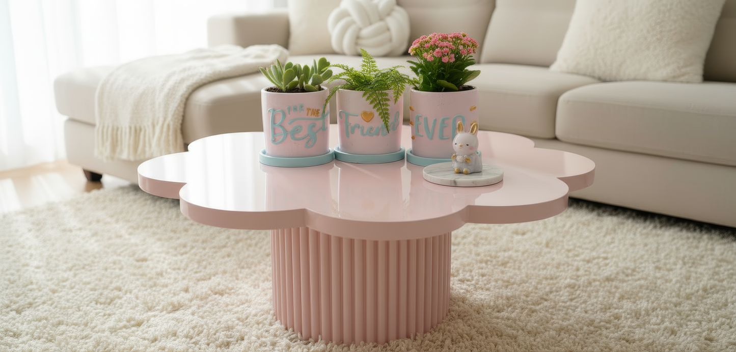 Set ghivece „For the Best Friend Ever" – cadou amuzant și elegant din ceramică