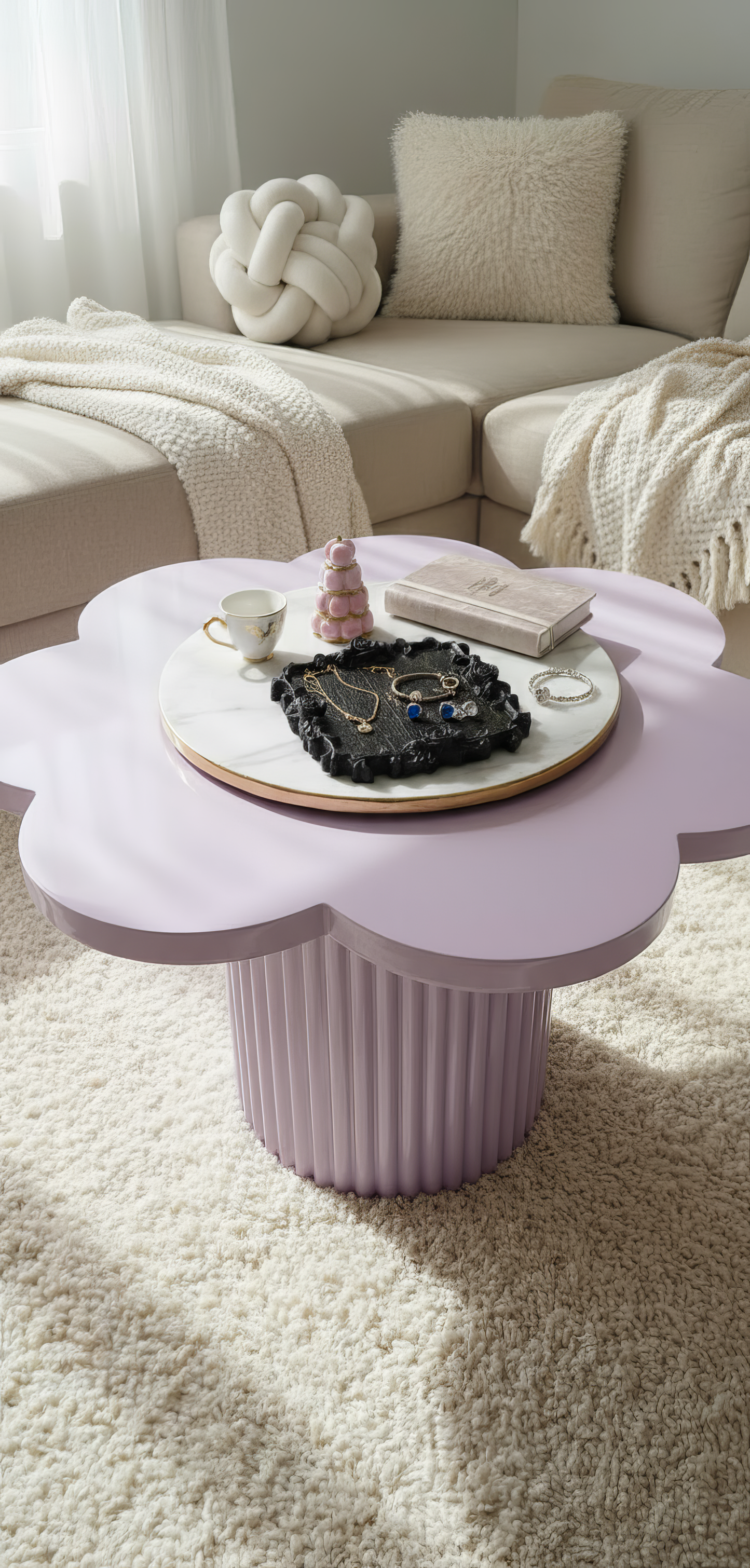 Suport decorativ ceramic cu trandafiri — Piesă elegantă handmade pentru bijuterii sau gustări