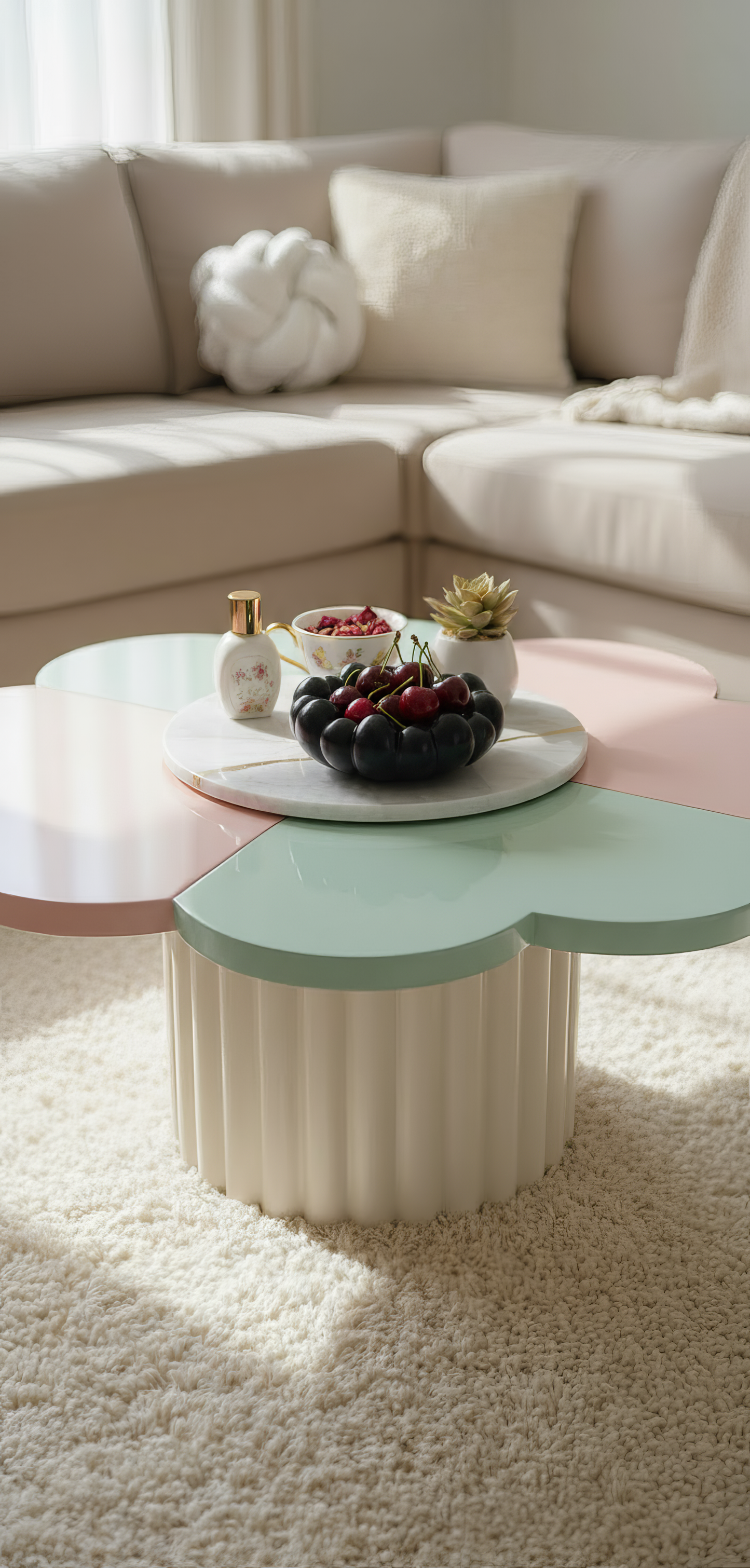 Bol ceramic multifuncțional „Bubble Bowl" – decor modern handmade